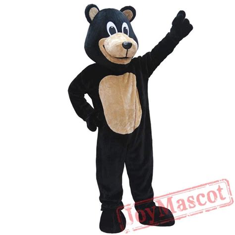 Attire for a black bear mascot character